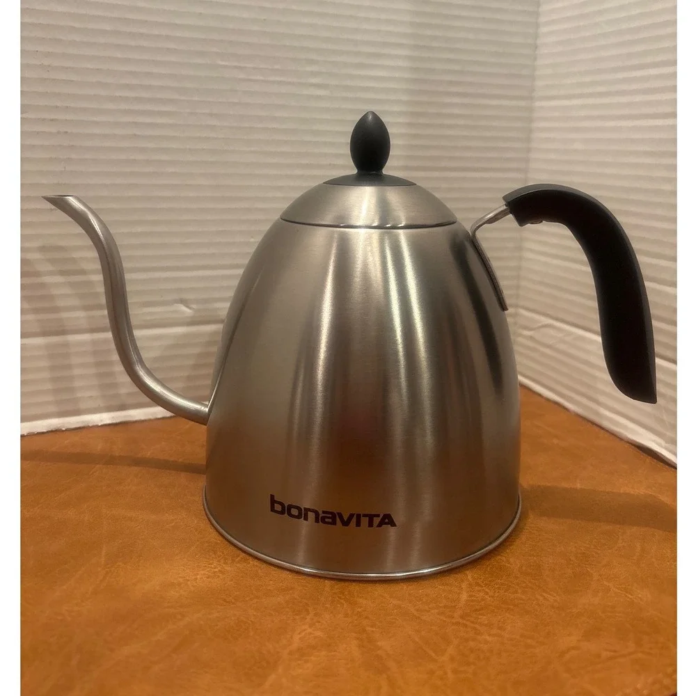 Bonavita BV3825ST Gooseneck Kettle 1.0L Brushed Stainless Steel Stovetop Kettle